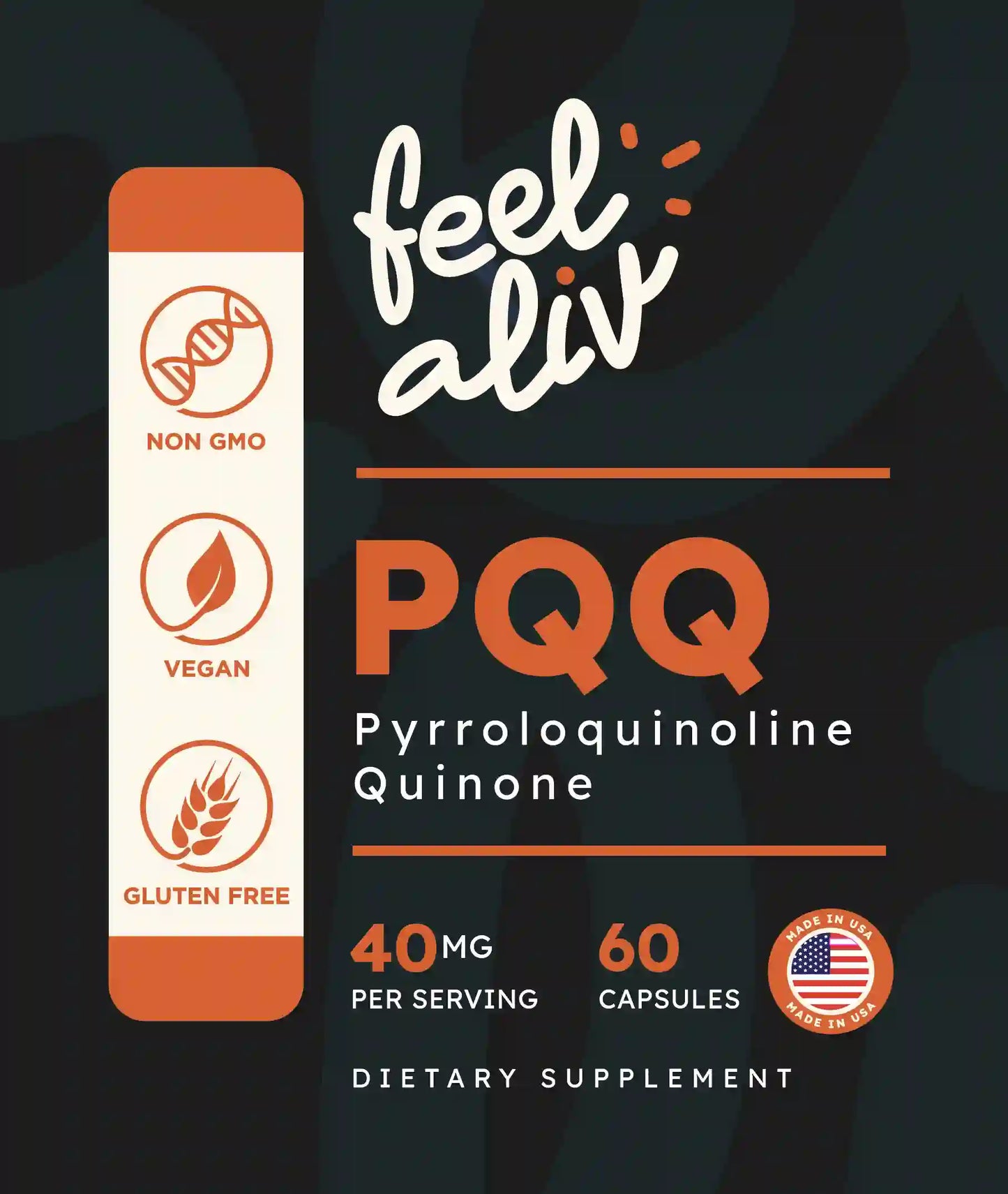 PQQ (Pyrroloquinoline Quinone) - 20MG/40MG